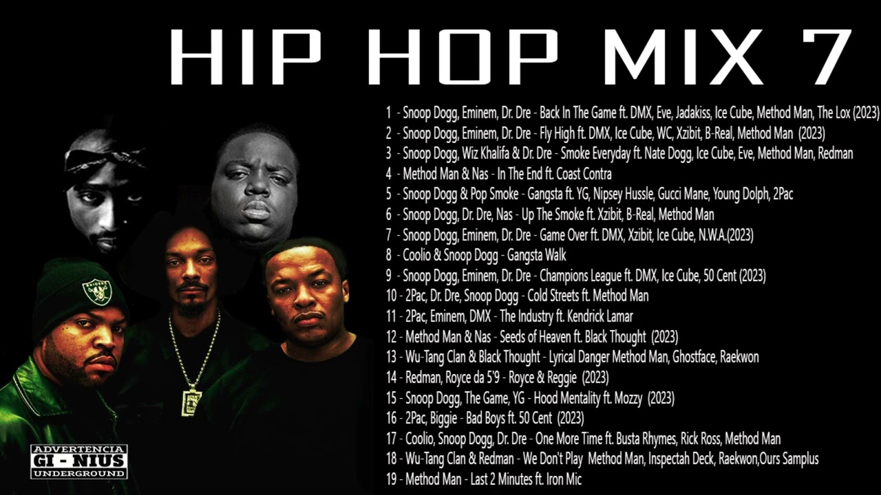 Hip Hop Mix 2023: Snoop, Dre, Nas & More 🎤