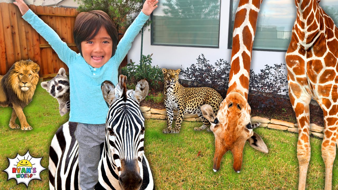 Learn Animals with Ryan | Fun Educational Play 🐾