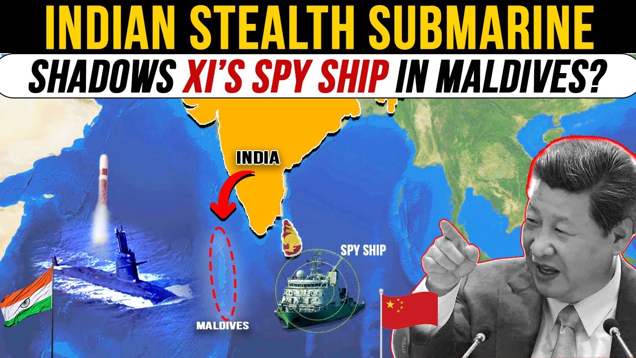 INS Karanj Monitors Chinese Spy Ship 🇮🇳