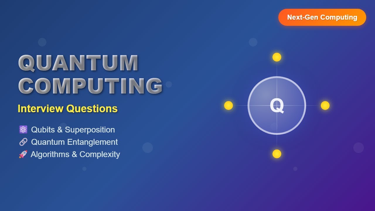 Quantum Computing Interview Questions 2025: Master Qubits, Superposition & Entanglement