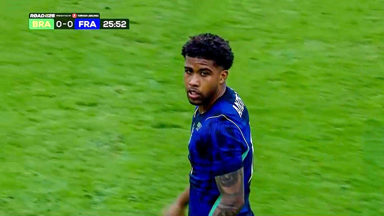 Andrey Santos in Brazil vs France Match 🇧🇷🇫🇷