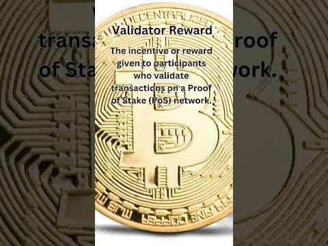 Validator Reward | Must-Know Cryptocurrency Terms Explained Simply