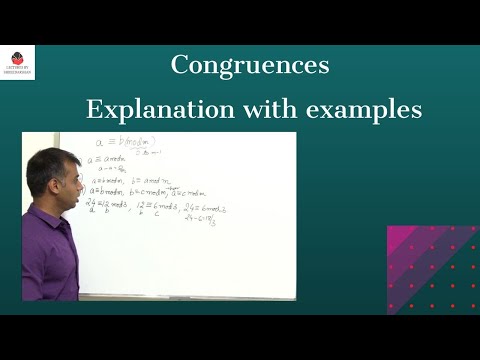 Congruences - Cryptography | Explanation with examples