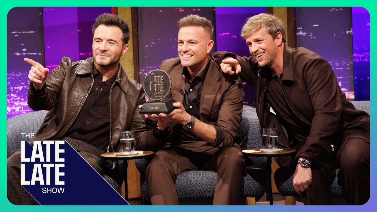 Westlife Celebrates 25 Years on The Late Late Show 🎉