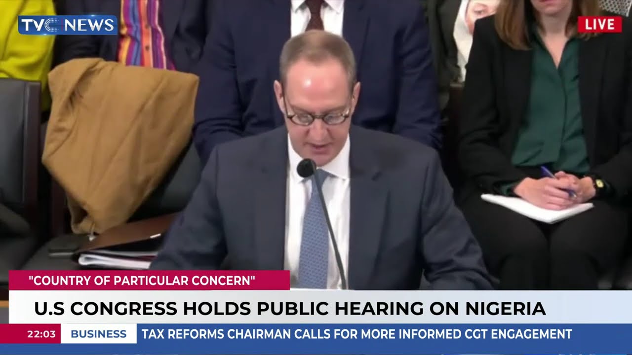 U.S Congress Holds Public Hearing on Nigeria 🇺🇸