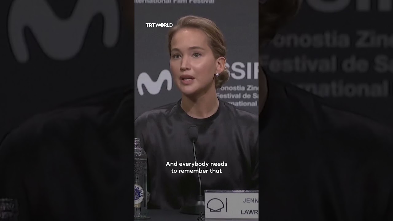 Jennifer Lawrence Condemns Gaza Genocide 😢