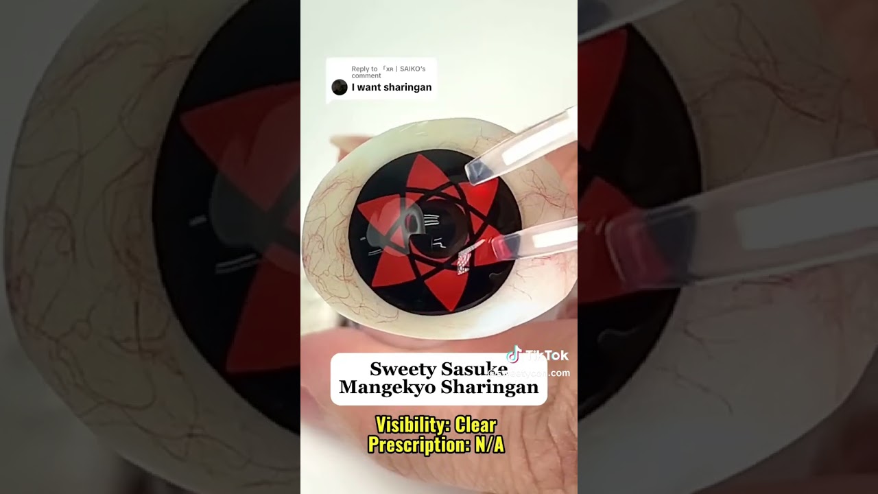 Naruto Sharingan Contact Lenses 🌟