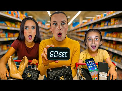 60 SECONDES POUR ACHETER TOUT CE QU'ELLES VEULENT !
