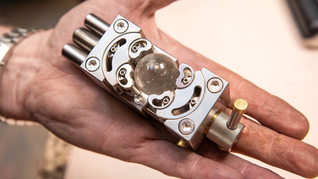 Adam Savage Checks Out a Mini Fractal Vise 🔧