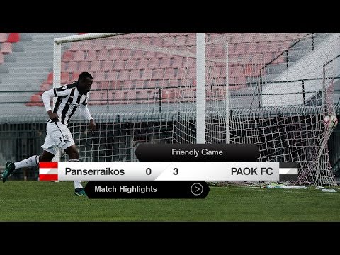 Τα στιγμιότυπα του Πανσερραϊκός-ΠΑΟΚ - PAOK TV