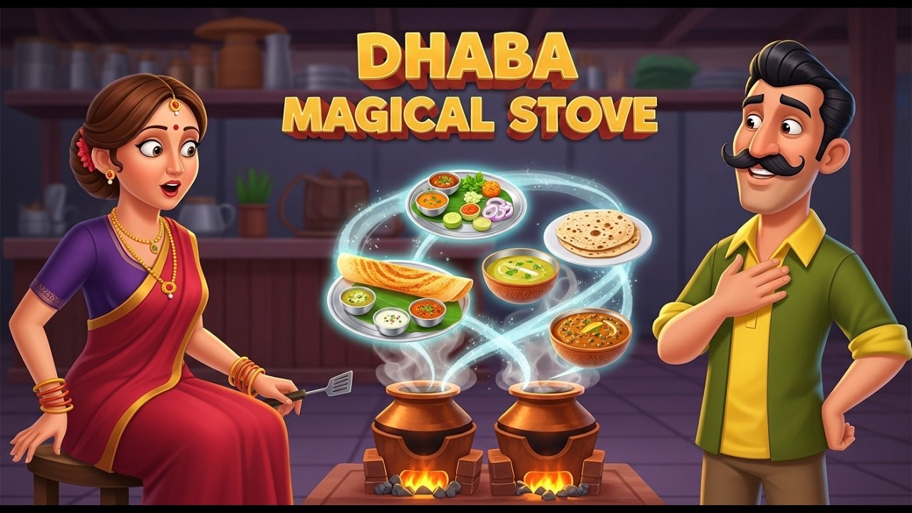 Dhaba's Magical Stove: Bedtime Moral Stories ✨