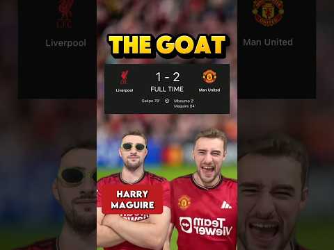 HARRY MAGUIRE IS THE GREATEST PLAYER OF ALL TIME!!!? 😭💀 | LIVERPOOL 1-2 MAN UNITED