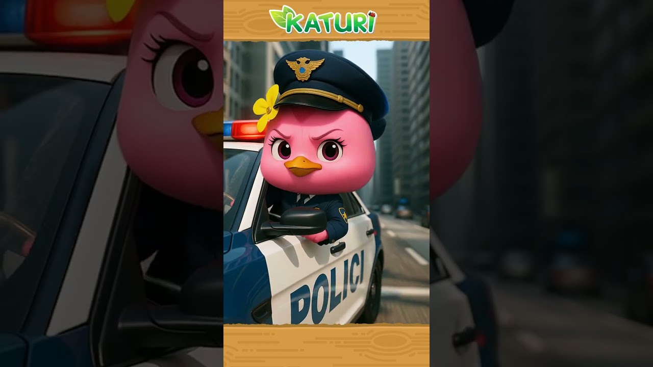 What If Katuri Became a Police Officer? 🐥 | Fun Shorts