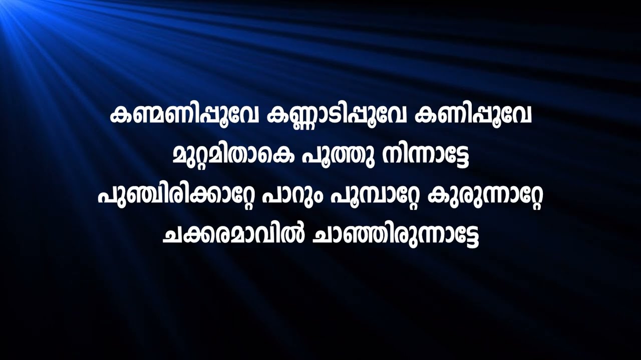 Kanmani Poove Full Karaoke with Lyrics 🎶