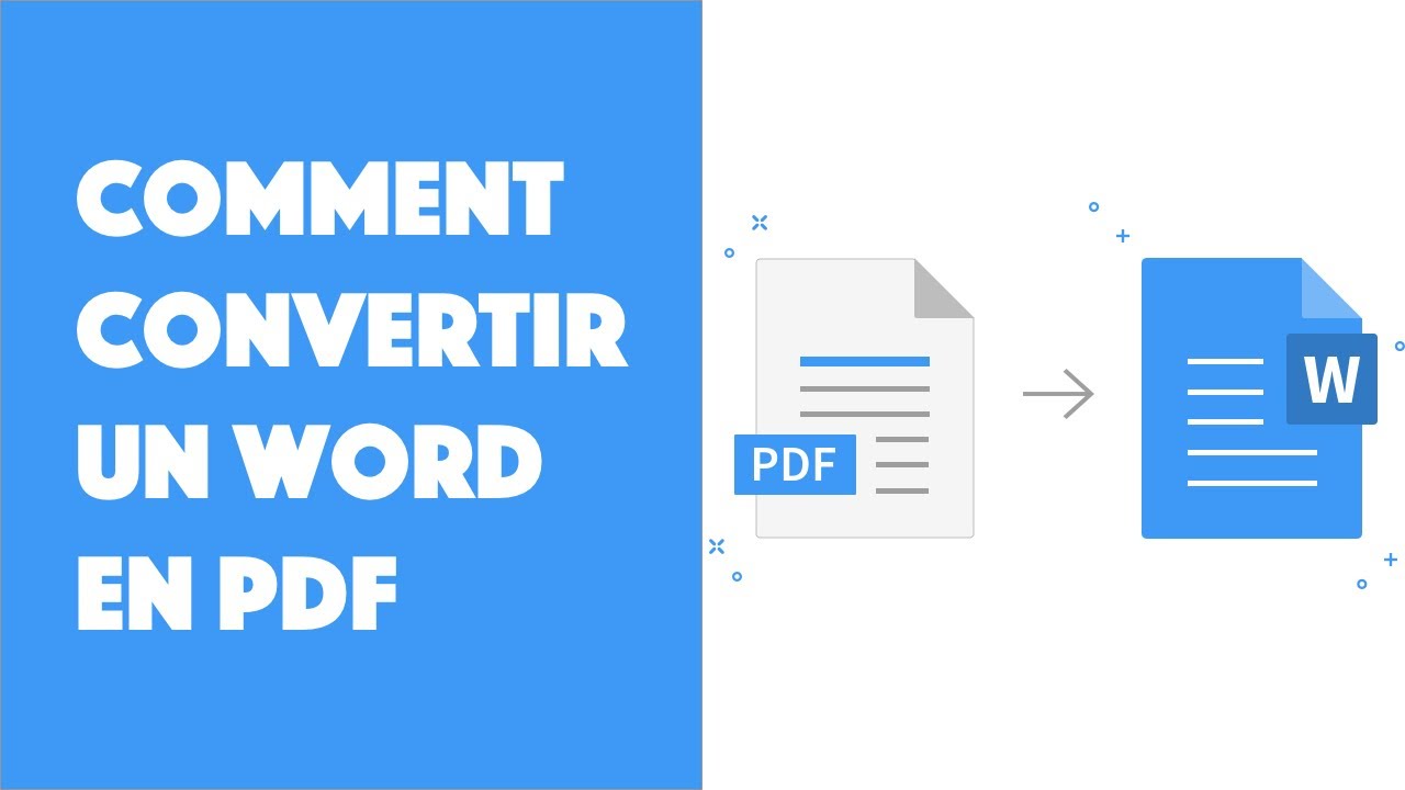 Convertir Word en PDF Gratuitement ✨