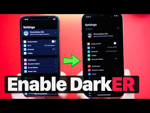 Enable Super Dark Mode on iPhone 🌙