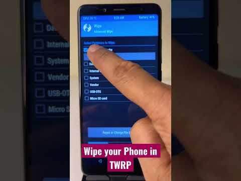 How to Wipe your Phone in TWRP