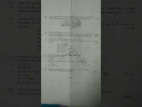 #FLAT BTech 3-1 r18 question paper #JNTUH