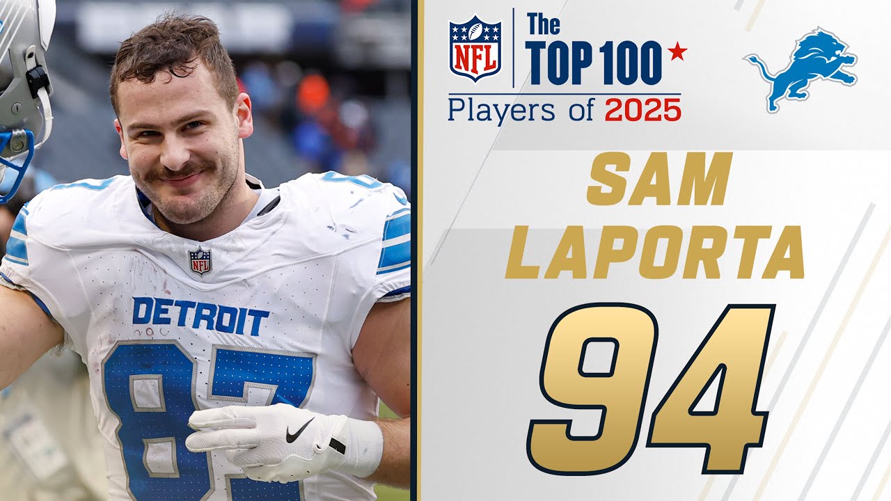 94: Sam LaPorta (TE, Lions) Among the Top 100 Players of 2025 ๐