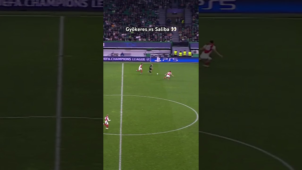 When Gyökeres met Saliba!