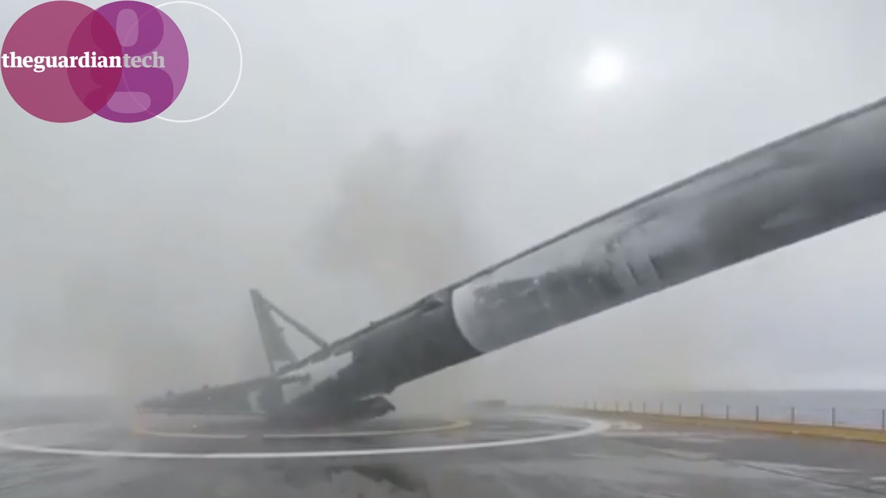 SpaceX Falcon 9 Rocket Landing Ends in Explosion ๐