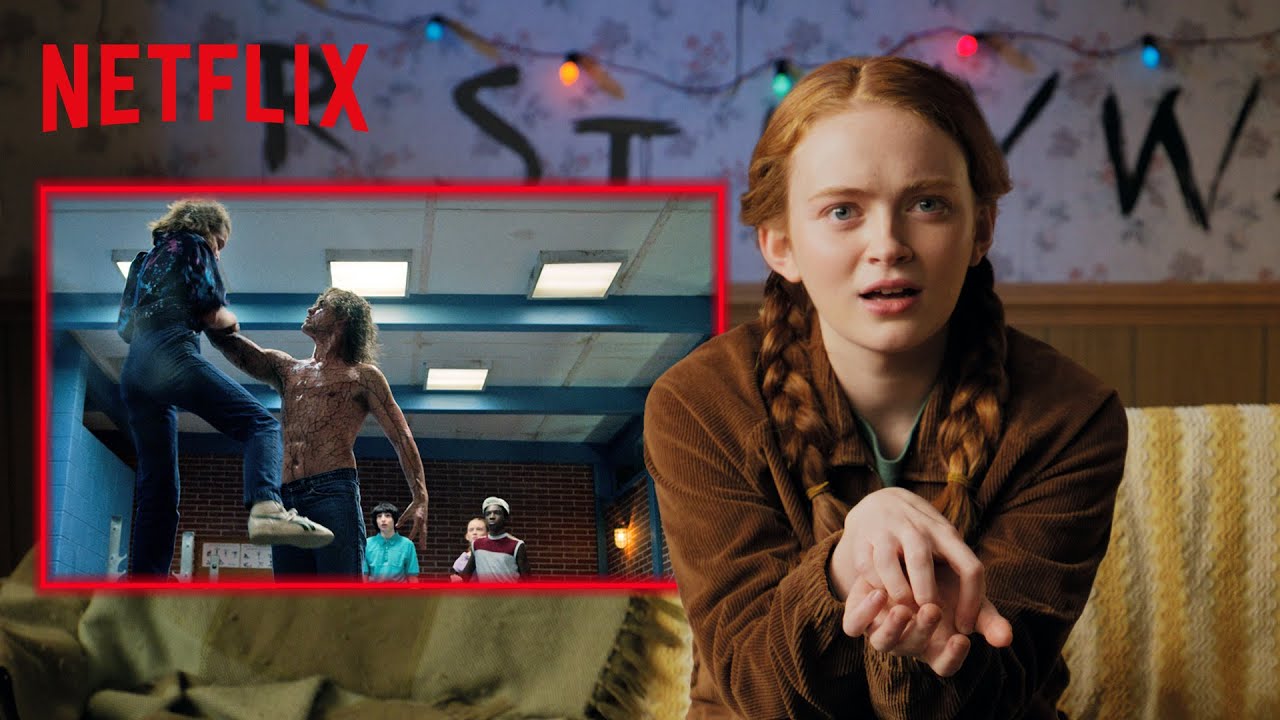 Sadie Sink Opens Up About the Intense Season 3 Battle with Billy | Stranger Things on Netflix 🎬