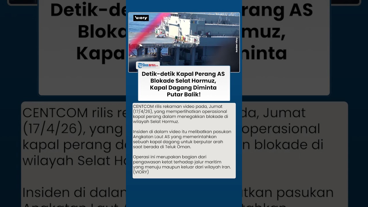 Kapal Perang AS Blokade Selat Hormuz 🚢