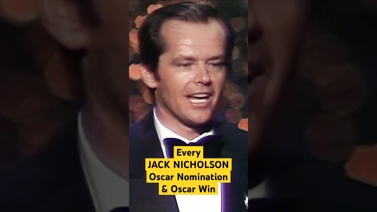 Jack Nicholson's Oscar Nominations and Winning Speeches | Highlights from 'As Good As It Gets' & More