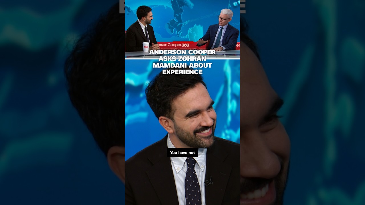 Anderson Cooper Questions Zohran Mamdani on His Leadership Experience for NYC Mayoral Race 🗽