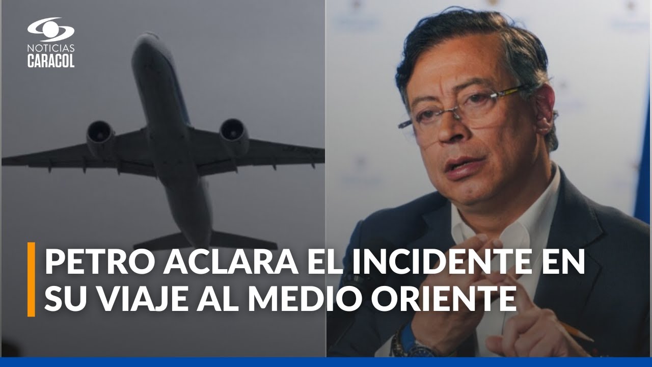 Problemas de combustible para el avión de Petro en Cabo Verde por 'Lista Clinton' ✈️
