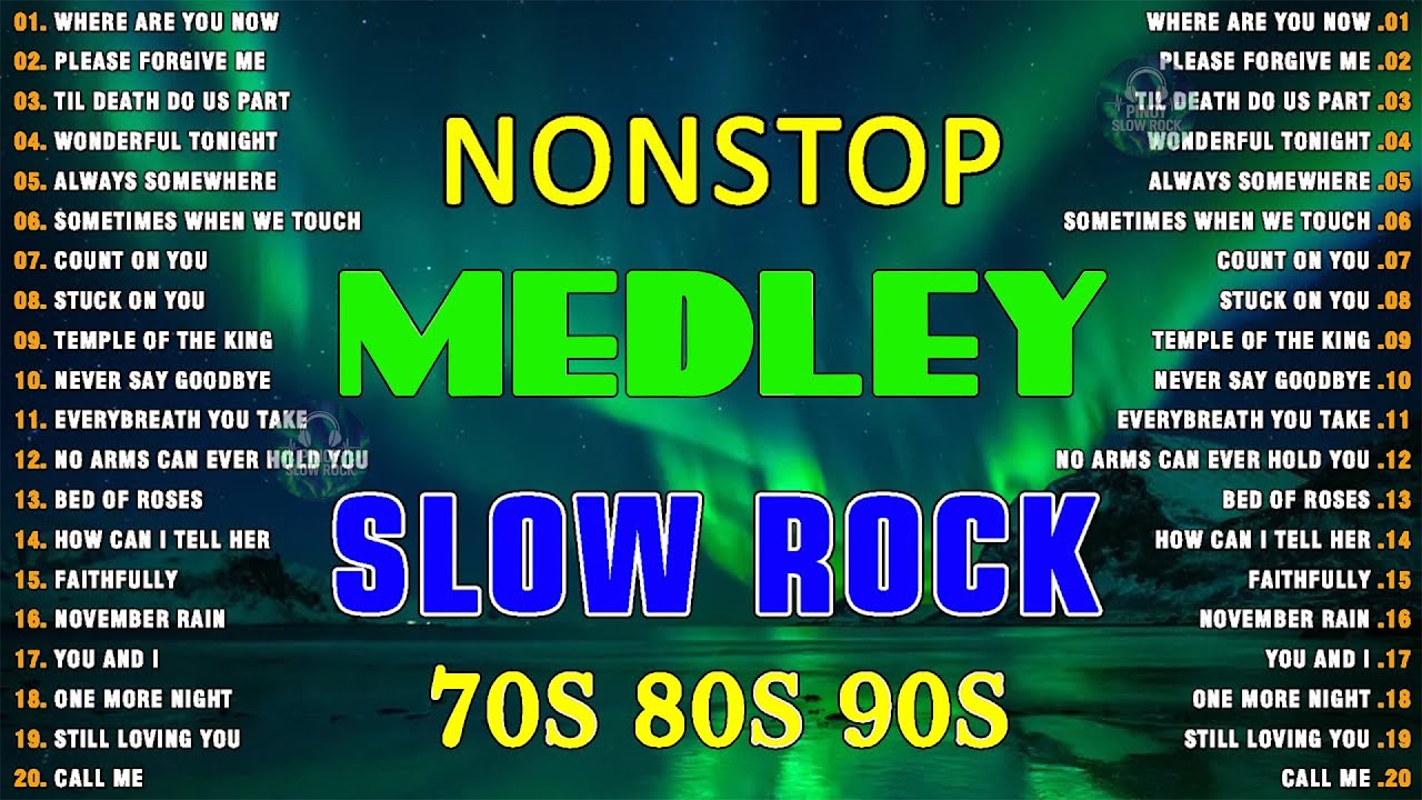 Classic Slow Rock Love Songs Collection 🎶 (70s-90s)