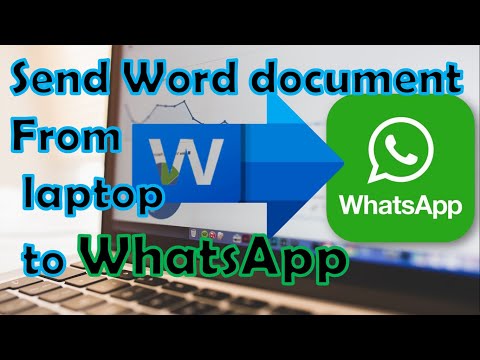 how to send word document to whatsapp