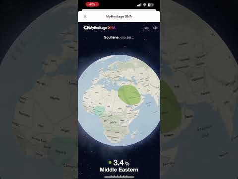 MyHeritage DNA test results, Moroccan