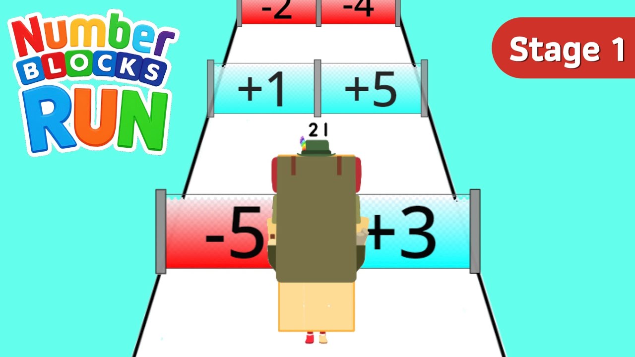Numberblocks Run Stage 1: Math Quiz 🧮