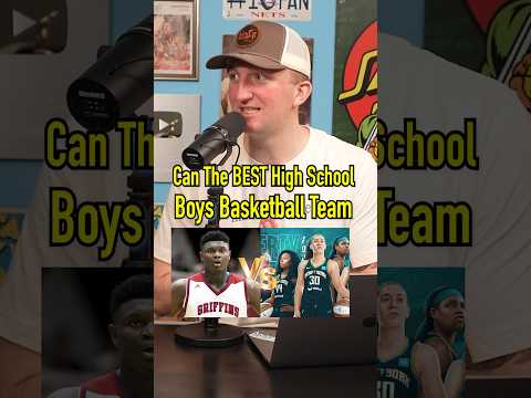 HIGH SCHOOL BOYS Against WNBA?! Who Wins? #shorts #basketball #sports #debate #wnba #zionwilliamson