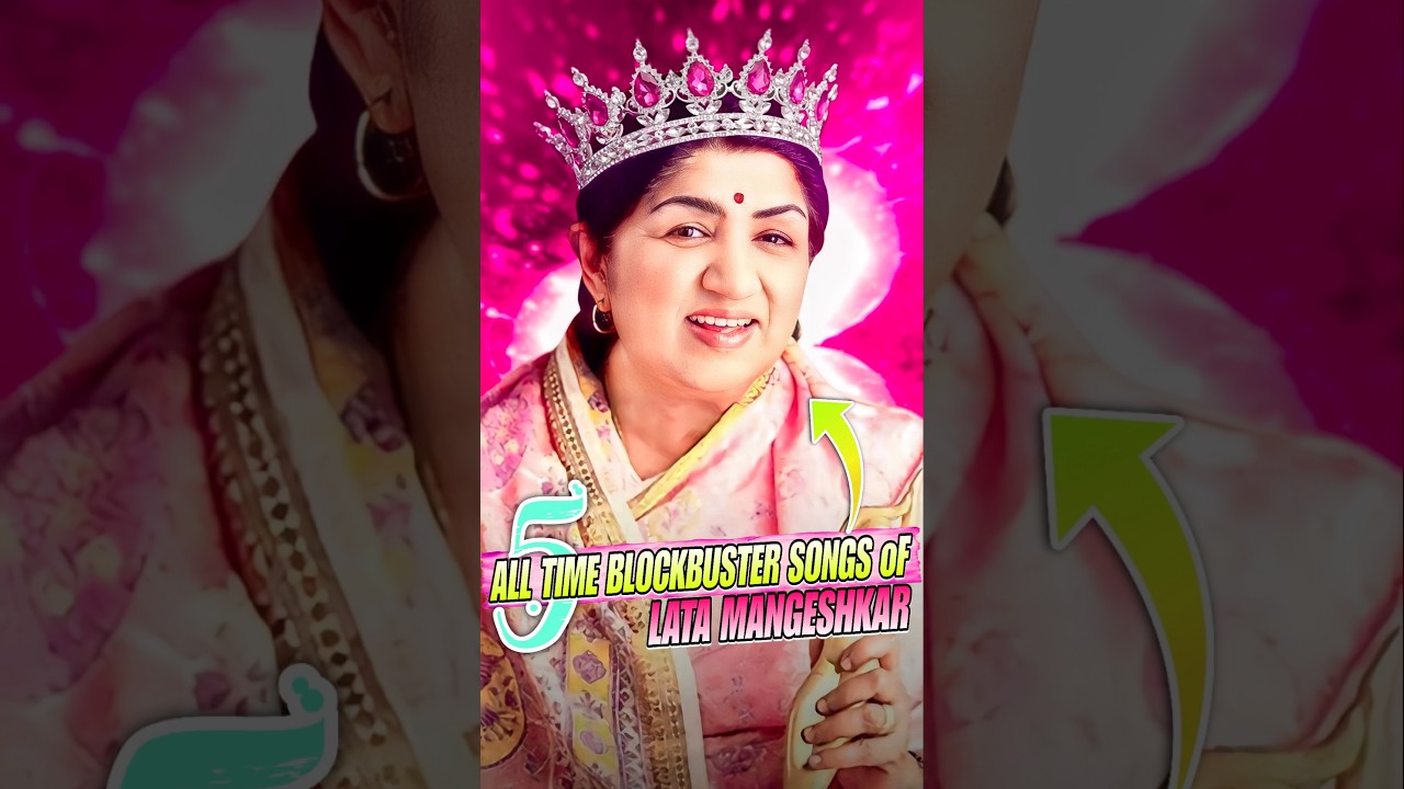 top 5 best iconic songs of Lata Mangeshkar ❣️ | aye mere watan ke logo | dekha ek Khwab #shorts