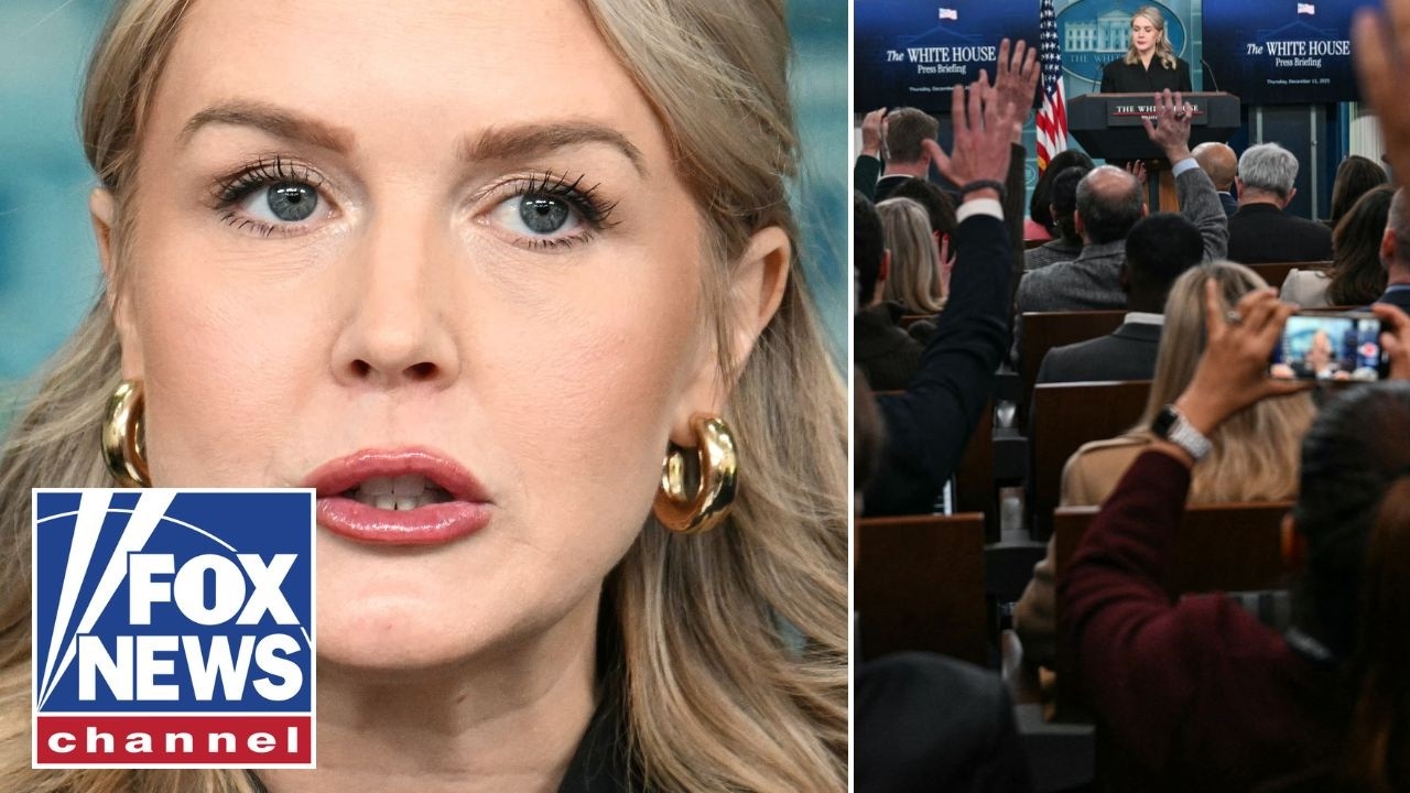 Leavitt Slams Media's False Reports 📰