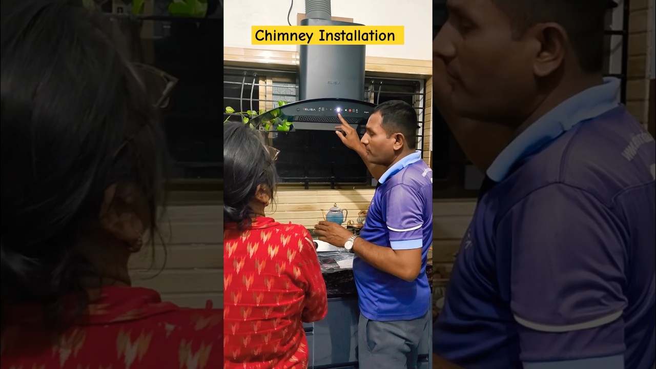 Kitchen Chimney Installation & Design ❤️