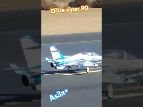 E-flite viper 90 1st touch and go