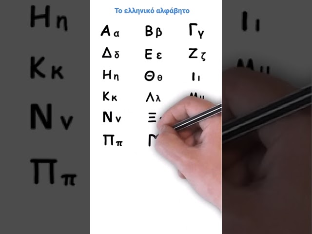 Aprende el Alfabeto Griego en Solo 30 Segundos! 🇬🇷