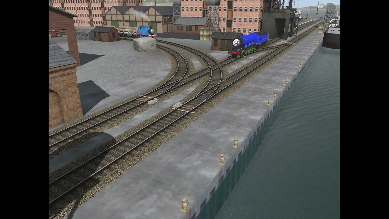 Thomas Passes Royal Adam at Ramsden Harbor 🚂