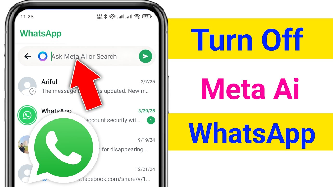 Disable Meta AI on WhatsApp 2025 📱