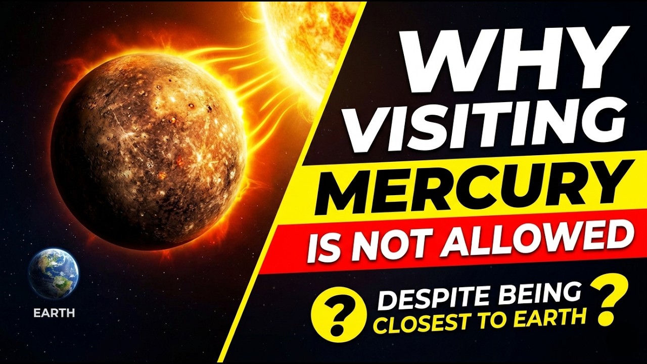 Why You Can't Visit Mercury 🌍 Despite Its Proximity