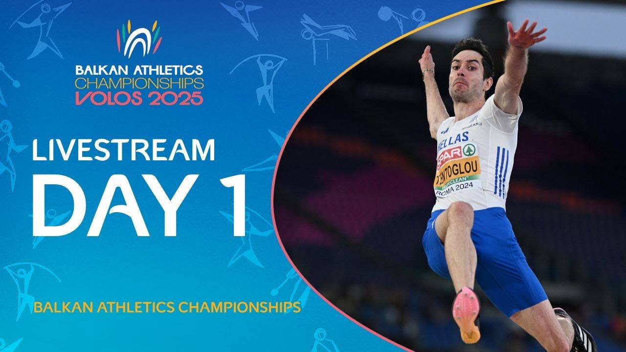 Live Coverage: Day 1 of the 2025 Balkan Athletics Championships in Volos 🇬🇷