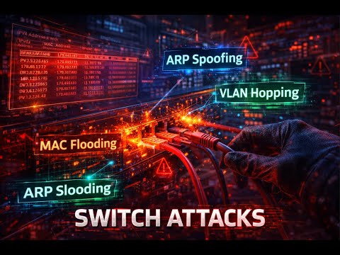 Switch Attacks: MAC Flooding, ARP Spoofing & More