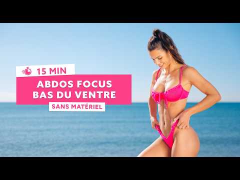15 MIN ABDOS FOCUS BAS DU VENTRE ! Intense, rapide et efficace - BIKINI AVEC SISSY 11
