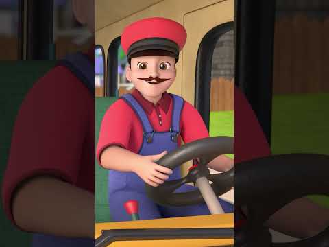 Wheels On The Bus Go Round and Round | Nursery Rhymes & Kids Songs | NuNu Tv #babysongs #rhymes