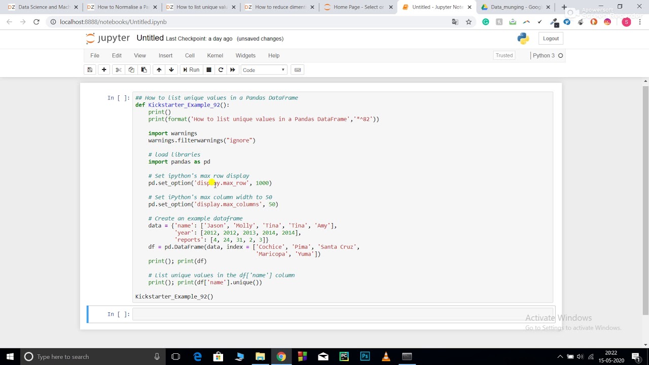 How to Find Unique Values in a Pandas DataFrame