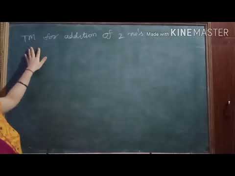 Turing machine example addition of two numbers