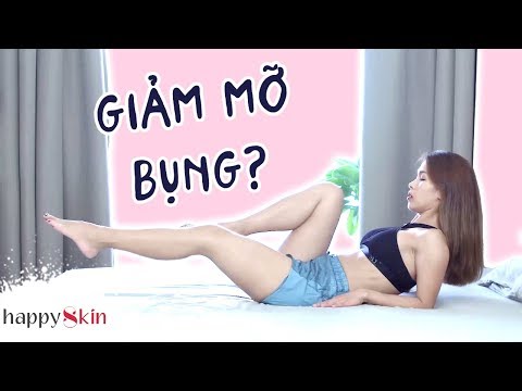 6 bài tập GIẢM MỠ BỤNG hiệu quả mà không cần rời giường | AB EXERCISES IN BED | Happy Skin
